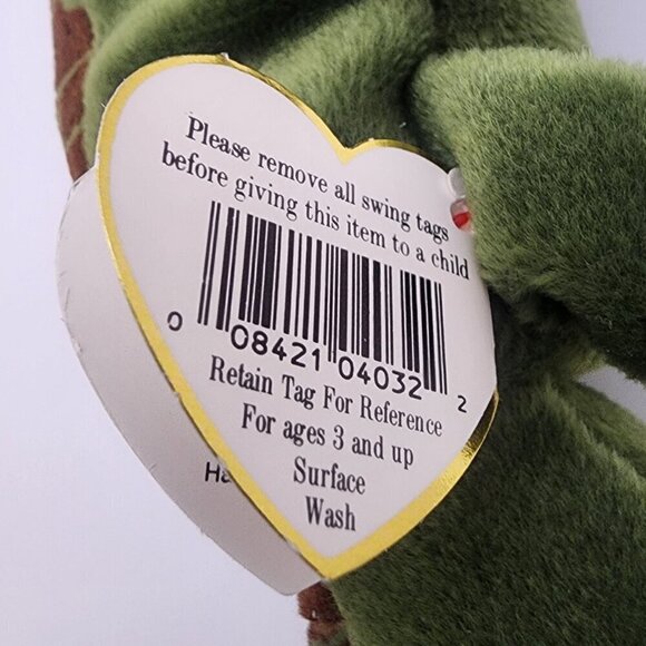 TY Beanie Baby "Ally" the Alligator with Hanging and Tush Tags - Picture 8 of 12